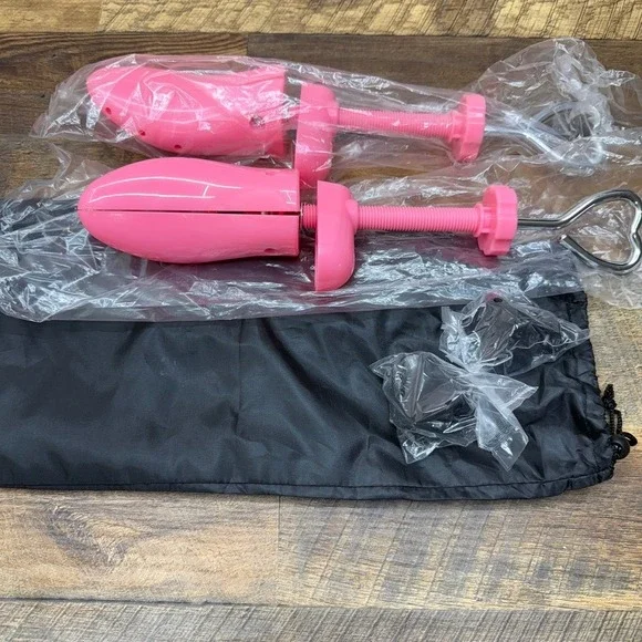 Lanney Shoe Stretcher for Women 4-Way Shoe Expander Widener Pink Plastic - Picture 1 of 10